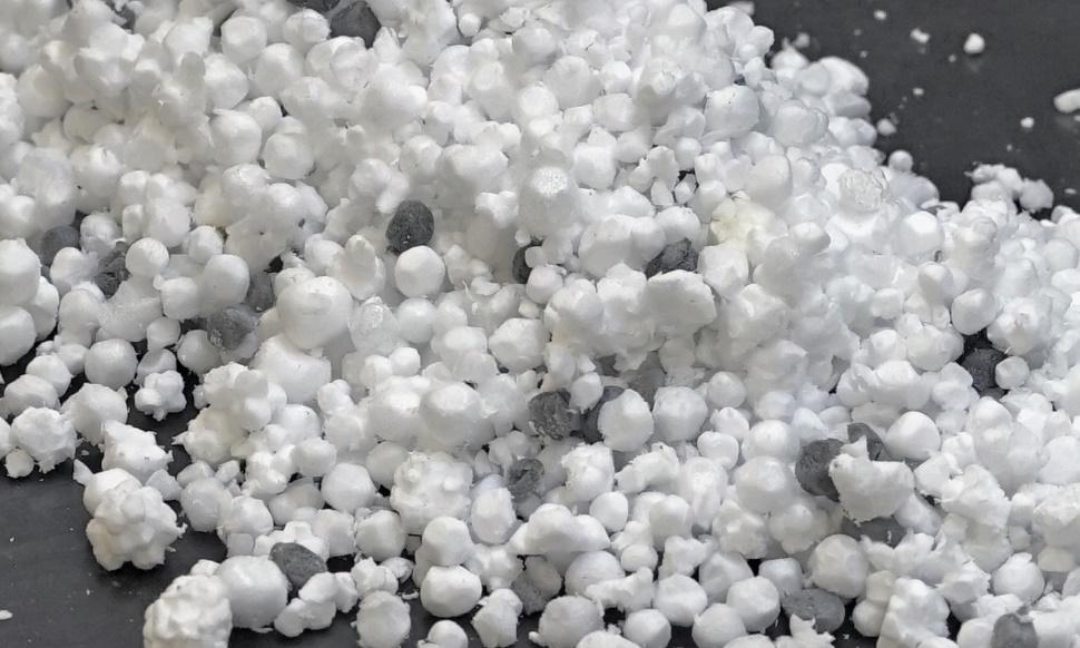 FIGUR 11. Isolering af ekspanderet polystyren (EPS), løsfyld